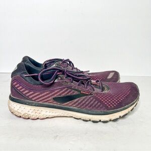 Brooks Ghost 12 Purple Black Athletic Running Shoes Size 11 Women’s